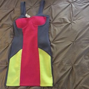 Color Block party dress